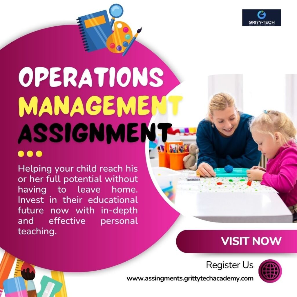 Operations Management Assignment Help