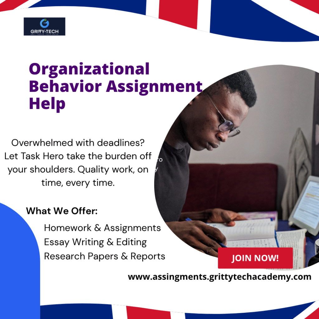 Organizational Behavior Assignment Help