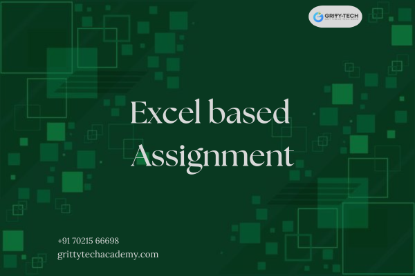 Excel Based Assignment Help